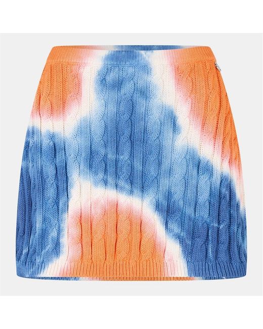 DIESEL Blue M Jami Mini Tie Dye Skirt