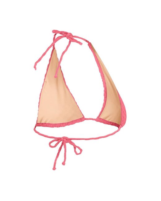 Speedo Pink Halter Neck Adjustable Triangle Bikini Top