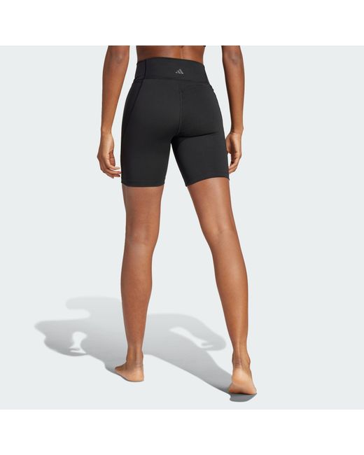 Adidas Originals Black All Me Essentials 7-Inch Short Leggings