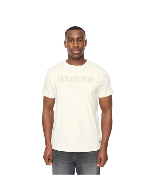 Duck and Cover Pittifore T-shirt (off White) voor heren