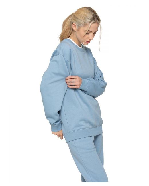 Enzo Blue Oversized Sweatshirt