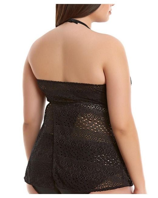 Elomi Black Indie Tankini Top