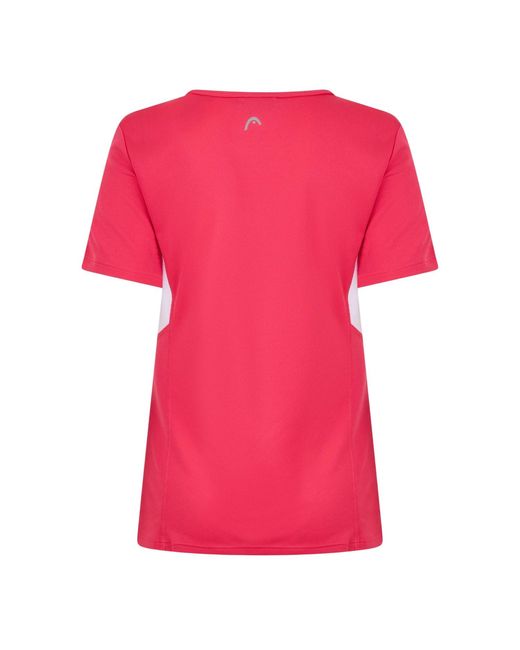 Head Technisch T-Shirt in het Pink