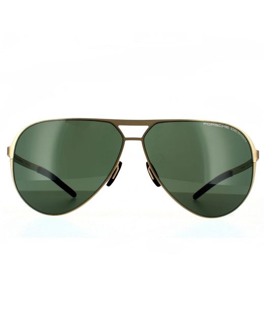 Porsche Design Green Aviator 90041091 Metal for men