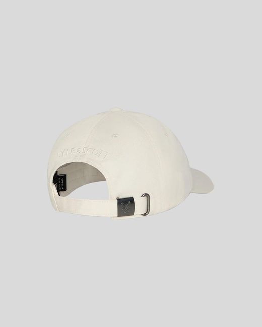 Lyle & Scott White Baseball Cap for men