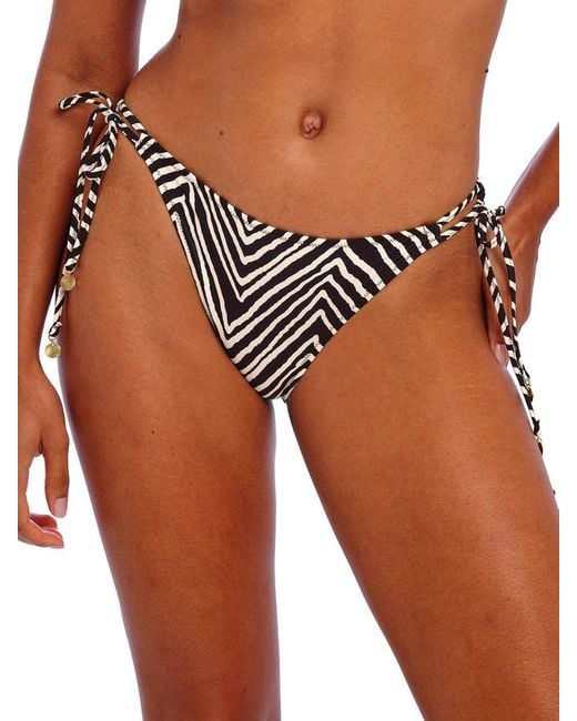 Freya Black Fiji Falls Tie Side Bikini Brief