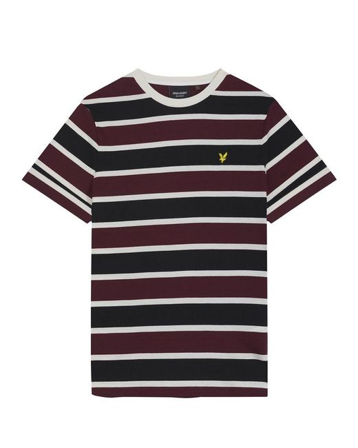Lyle & Scott Black Stripe T-shirt for men