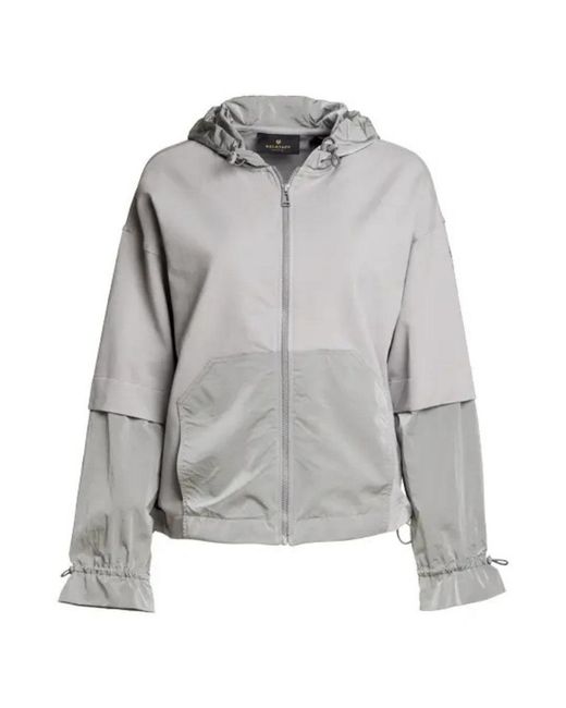 Belstaff Gray Torque Zip-Up Sweatshirt