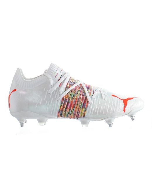 PUMA White Future Z 1.1 Mxsg Football Boots for men