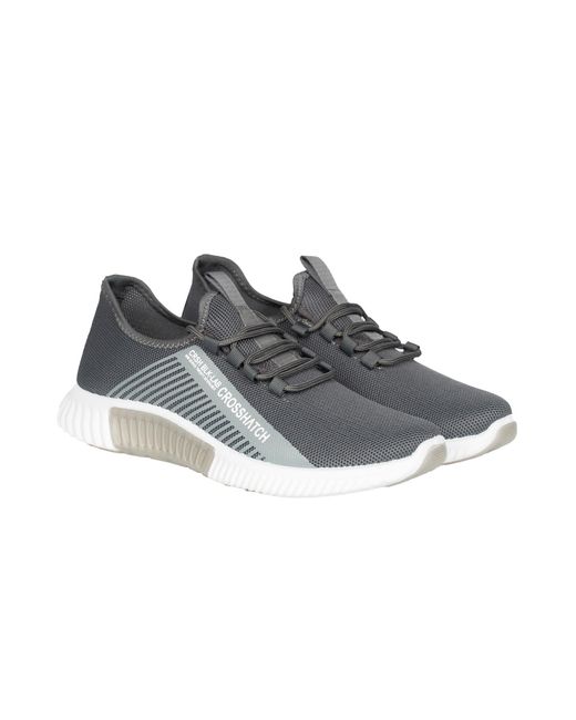 Crosshatch Gray Nimbus Trainers for men