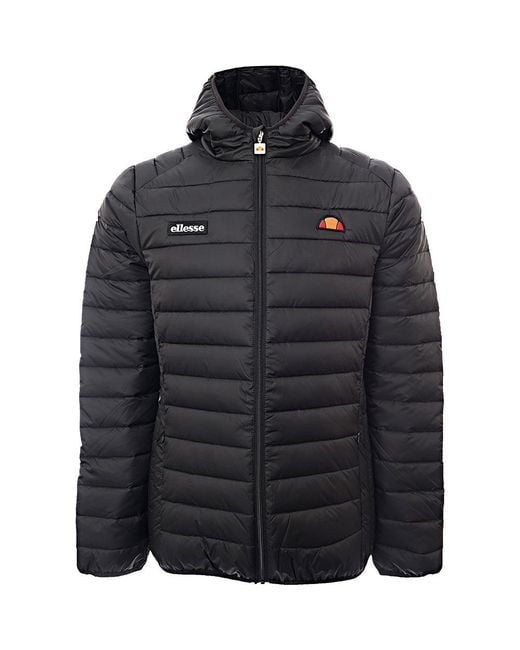 Ellesse Black Plus Quilted Jacket