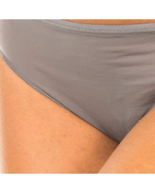 Tommy Hilfiger Gray Thong Panties With Inner Lining 1387903606