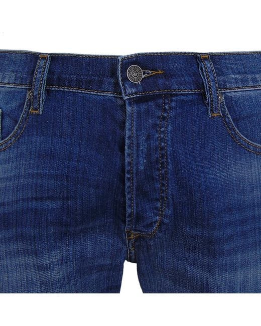DIESEL Blue Tepphar-X Denim Jeans Cotton for men