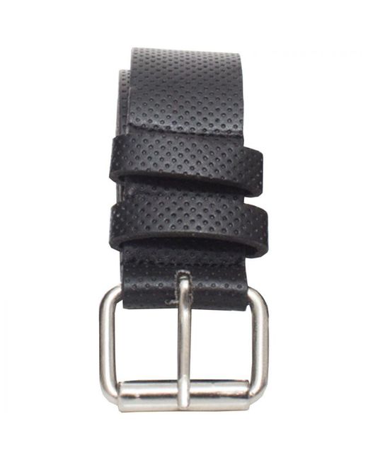 Kruze By Enzo Black Embossed Leather Belt for men