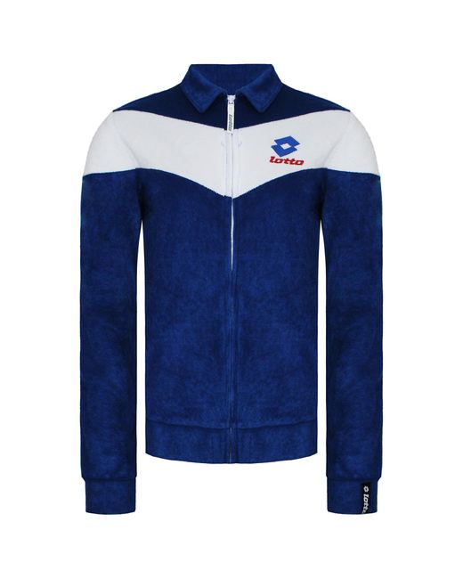 Lotto Leggenda Blue Graphic Track Jacket