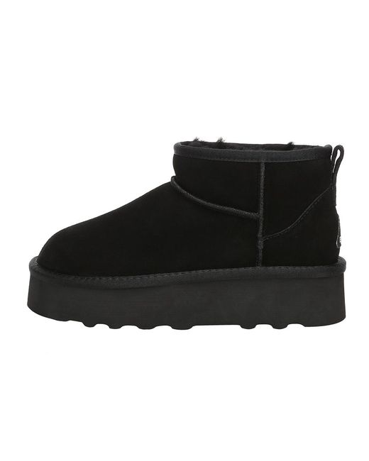 EVER AU Black Heron Ultra Mini Platform Boots