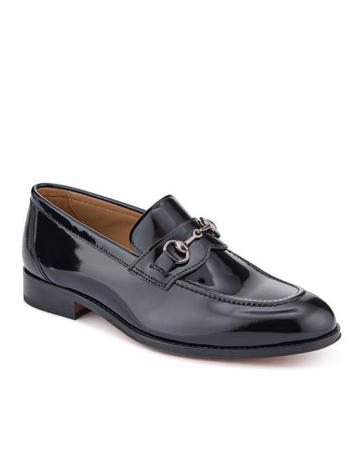 Jones Bootmaker Blue Reece Leather Loafers for men