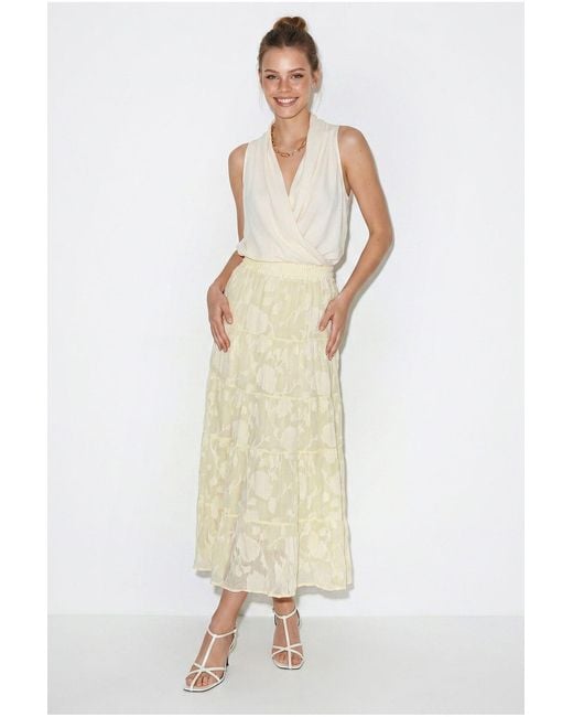 Bianco Lucci Natural Elastane Skirt