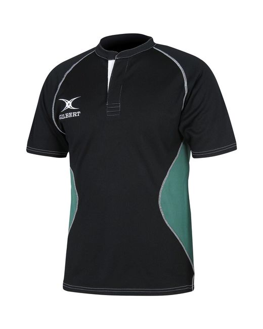Gilbert Black Short Sleeve Raglan Shirt for men