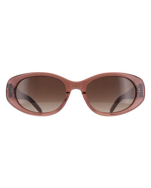Boss Brown Oval Mauve Gradient 1859/G/S