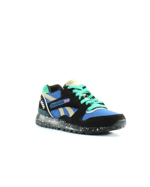 Reebok Blue Classic Gl 6000 Trail Synthetic Lace Up Trainers M49210 for men