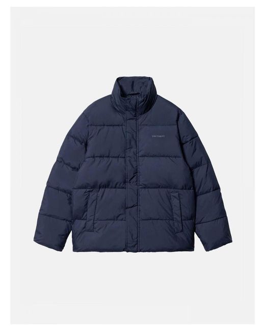 Carhartt Blue Doville Puffer Jacket for men