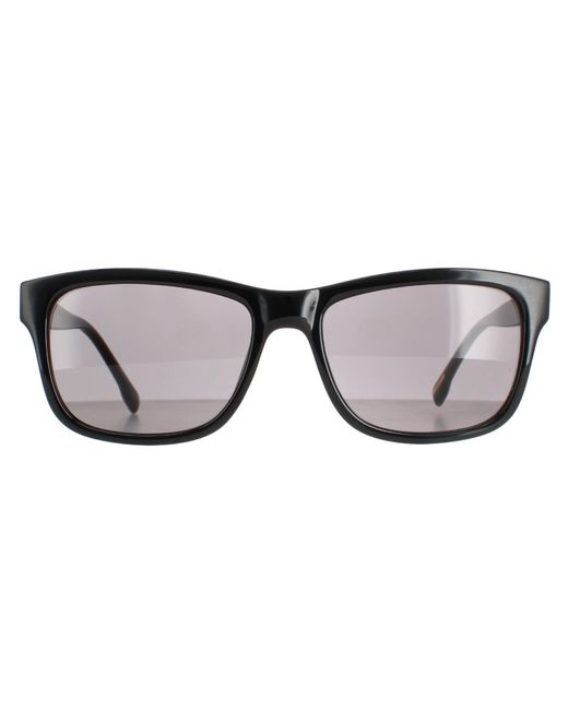 Ted Baker Black Rectangle Polished Patterned Tb1455 Dane Sunglasses