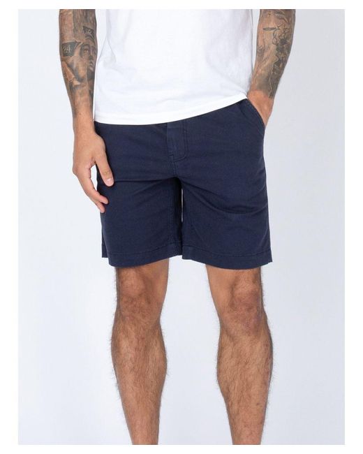 Luke 1977 Blue New Corbit Chino Shorts for men
