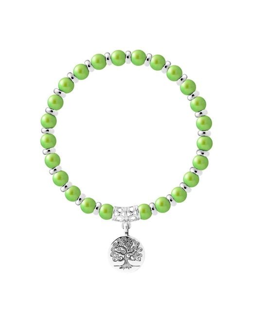 Rodney & Rolf Green Bracelet Sterling 925 Allapattah