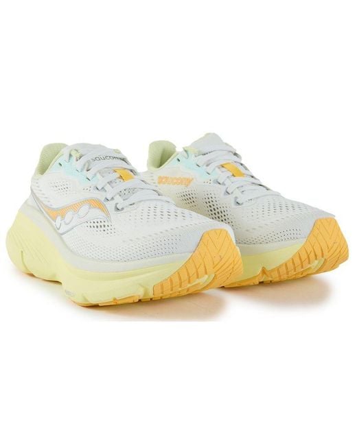 Saucony White Guide 19 Sneaker