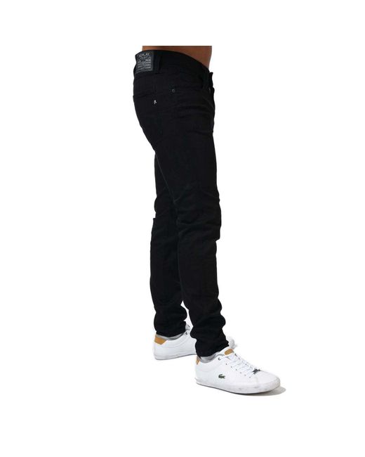 Replay Black Slim Fit Jeans for men