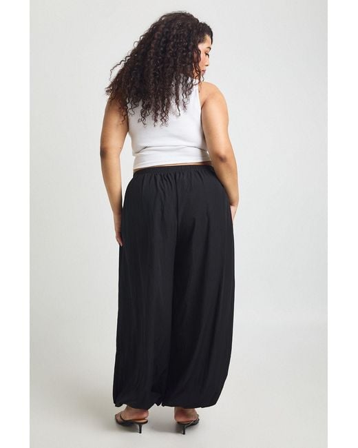Boohoo Blue Plus Peached Balloon Trouser