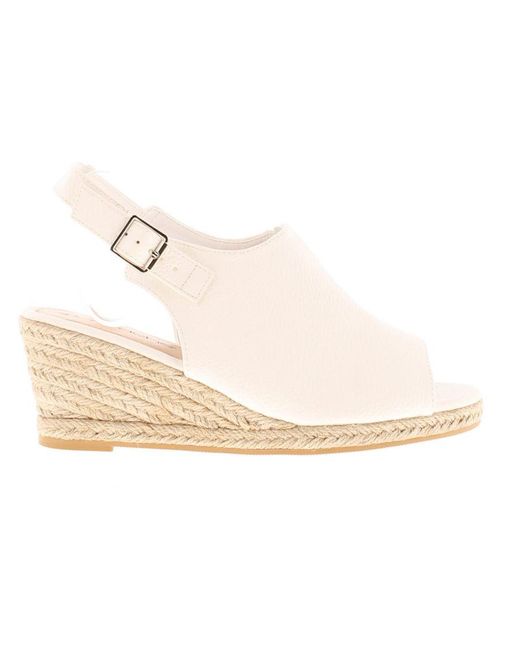 Apache Natural Wedge Sandals Inci Buckle