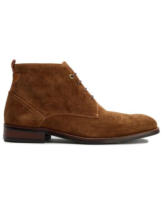 Simon Carter Brown Allos Chukka Boots for men