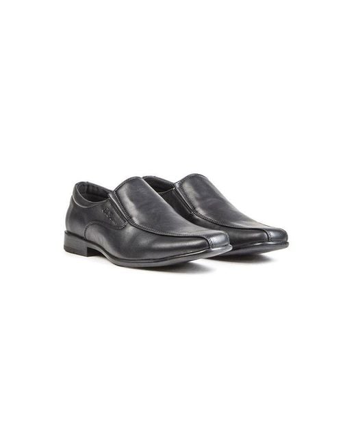 Ben Sherman Black Durham Slip Shoes for men