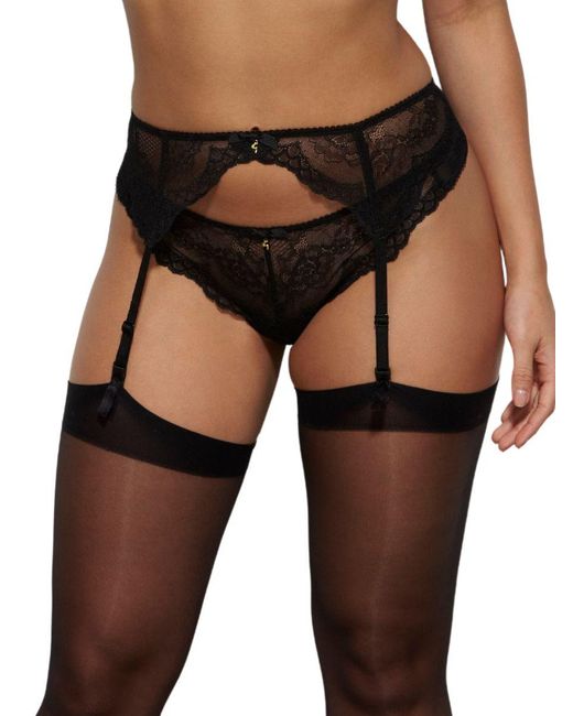 Gossard Black Superboost Suspender Belt