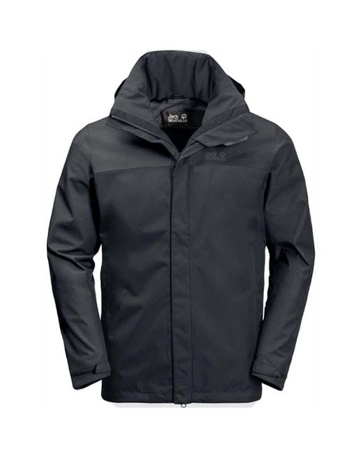 Jack Wolfskin Black Tech Lab 3L Jacket for men