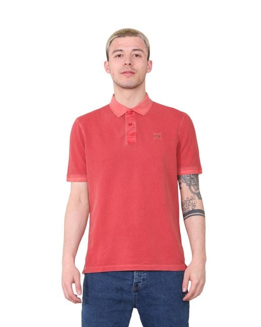 Marks Spencer M S Ss Polo Shirt in Red for Men Lyst UK