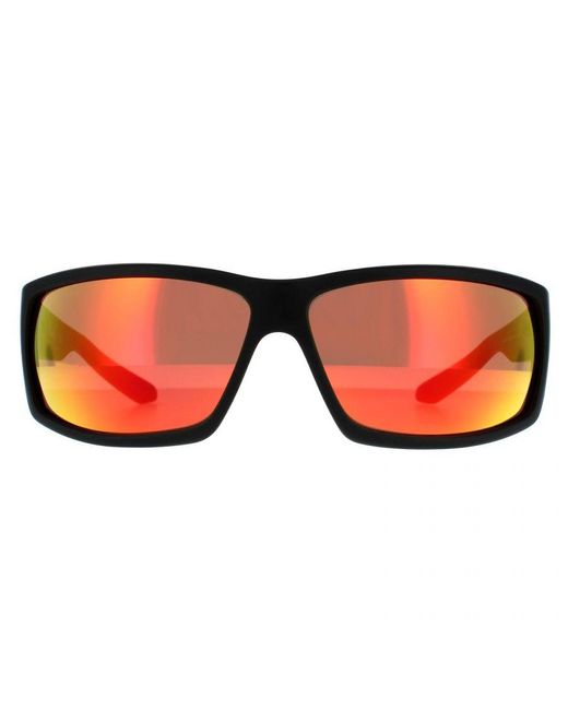 Dragon Black Wrap Matte Ionized Sunglasses for men