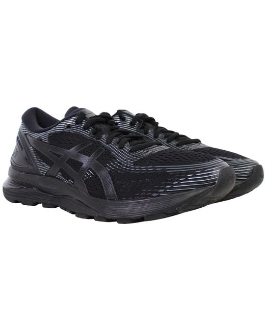 Asics Black Gel-Nimbus 21 Running Shoes for men