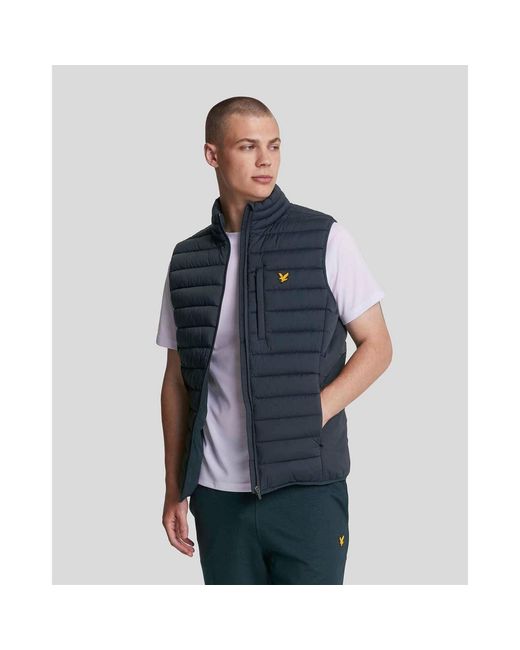 Lyle & Scott Blue Sports Fly Fleece Shorts for men