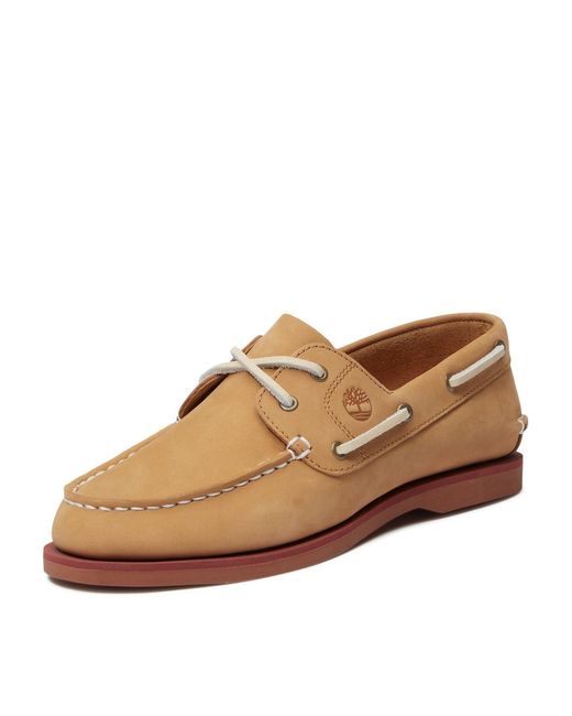 Timberland Brown Classic Lace-Up Boat Shoes