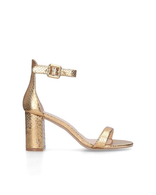 Kurt Geiger Metallic Leather Langley Sandals