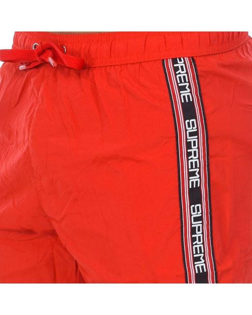 Supreme Red Saona Print Boxer Swimsuit Cm-30060-Bp for men