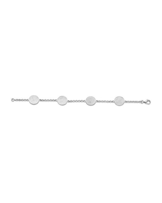 Orphelia Metallic 925 Sterling Set: Chain + Bracelet