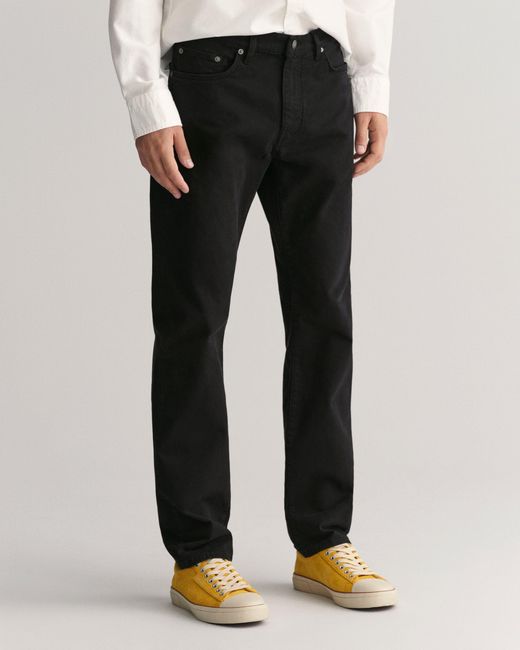 Gant Black Regular Desert Jeans for men