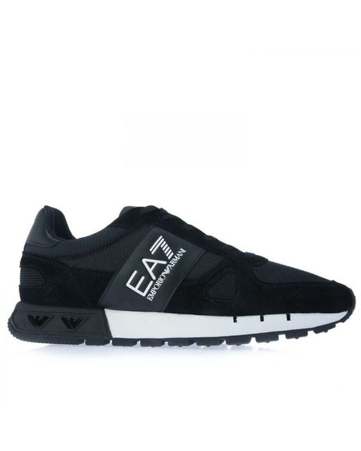 EA7 Black Emporio Armani Sports Legacy Shoes for men