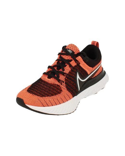 Nike Red React Infinity Run Flyknit 2 Trainers