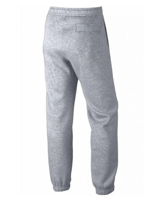 Nike Gray Nsw Club Fleece Joggers Cotton for men