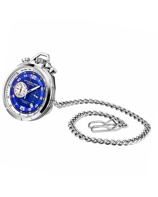 Stuhrling Blue Torero Quartz 48Mm Chronograph for men